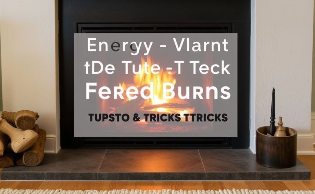 Energy-efficient wood burning fireplace tips and tricks