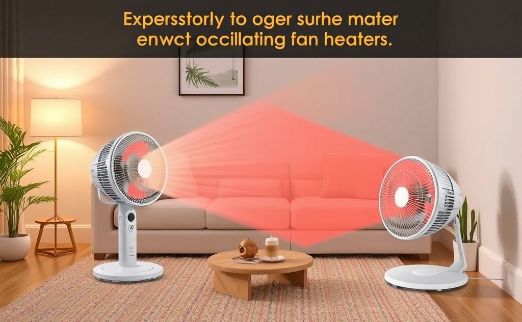Enhance comfort with oscillating fan heaters