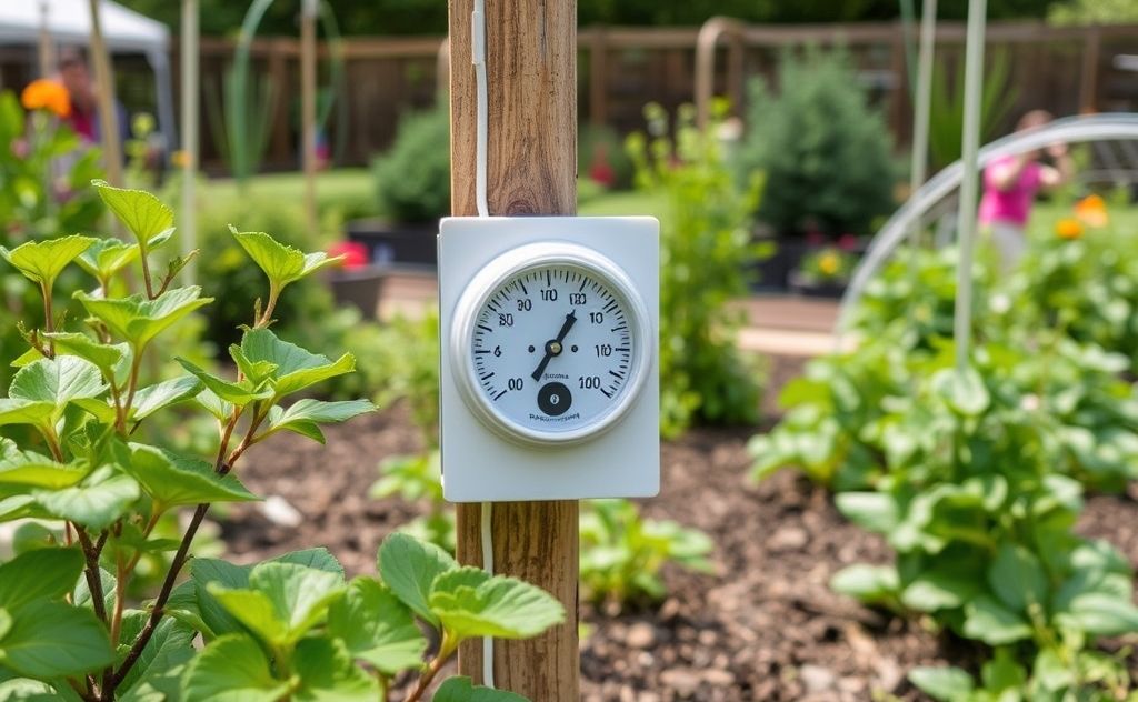 Enhance temperature control in community gardens
