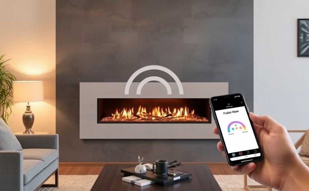 Enhanced safety in gas fireplaces with remote tech