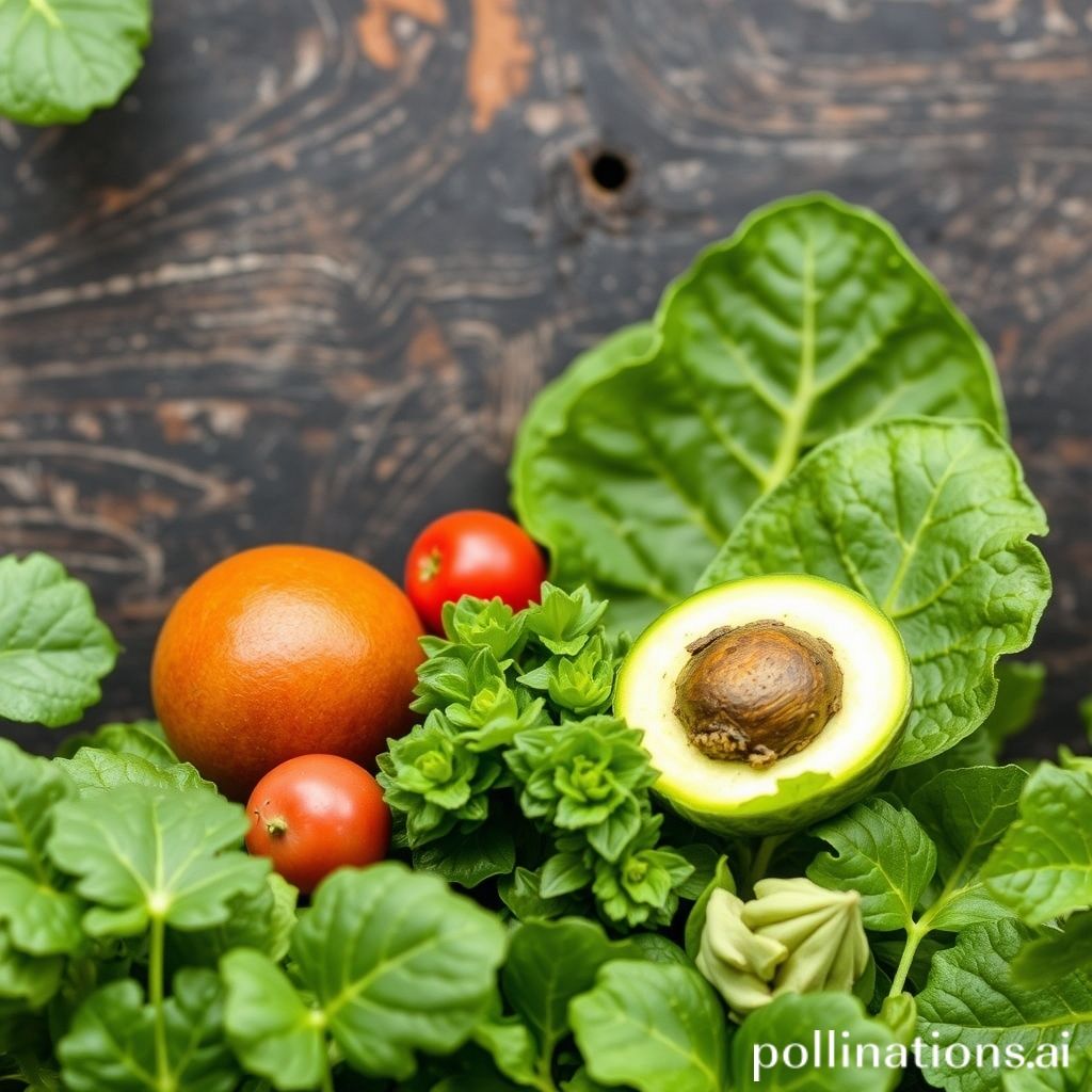 Nutrient-packed diet with leafy greens, superfoods, and whole fruits and vegetables