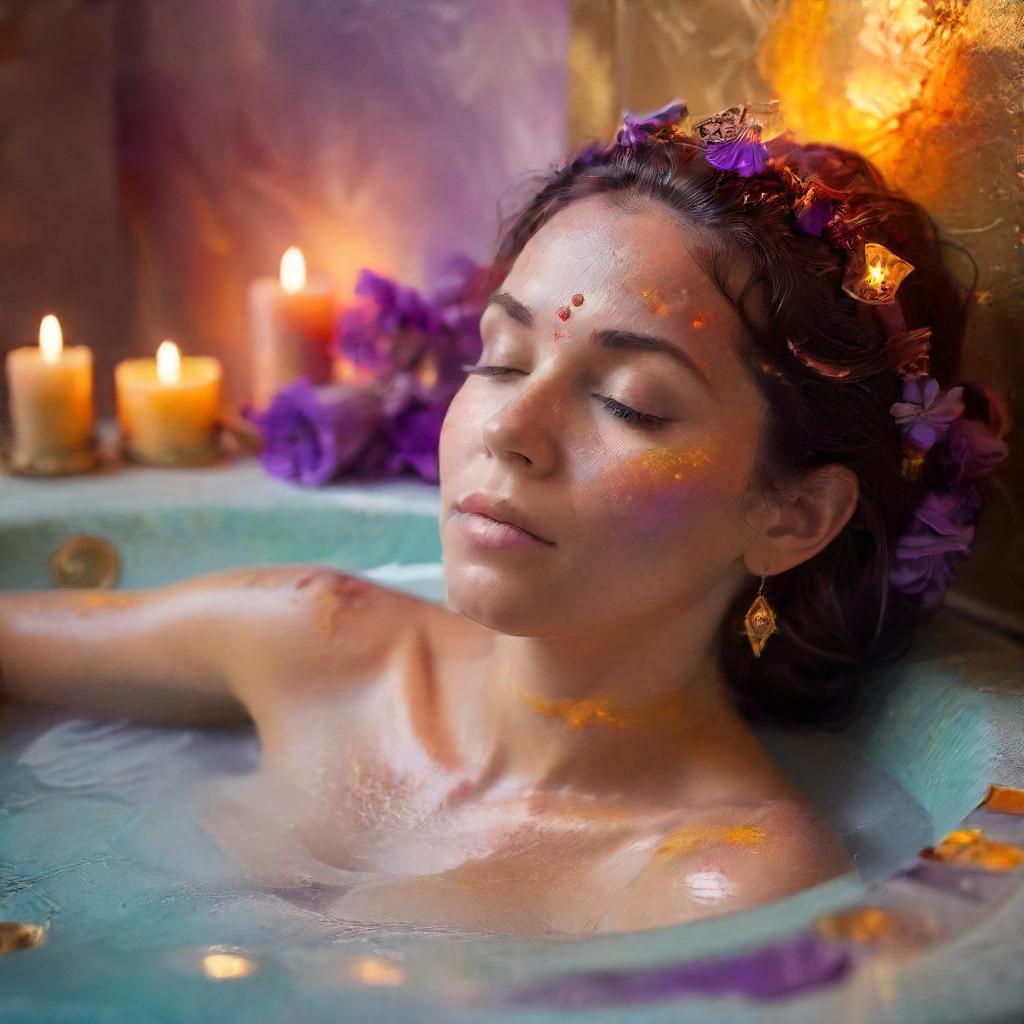 Enhancing Your Chakra Color Bath Ritual with Meditation and Affirmations