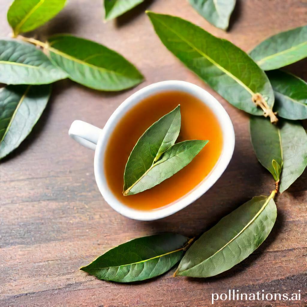 Flavored bay leaf tea