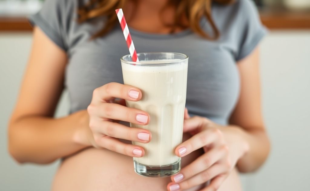 Enjoying a milkshake during pregnancy safely