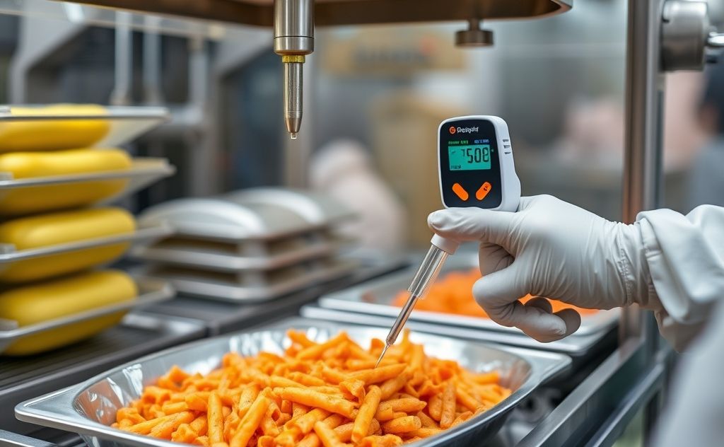 Ensure precise temperature in food processing
