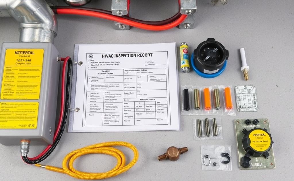 Essential HVAC inspection record components