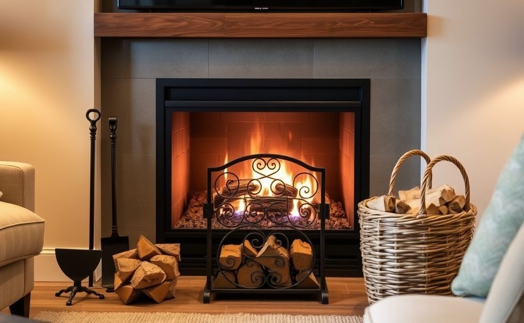 Essential accessories for gas fireplaces