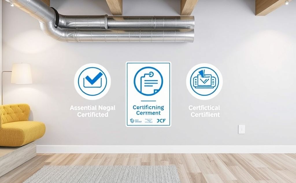Essential certifications for ducted central heaters
