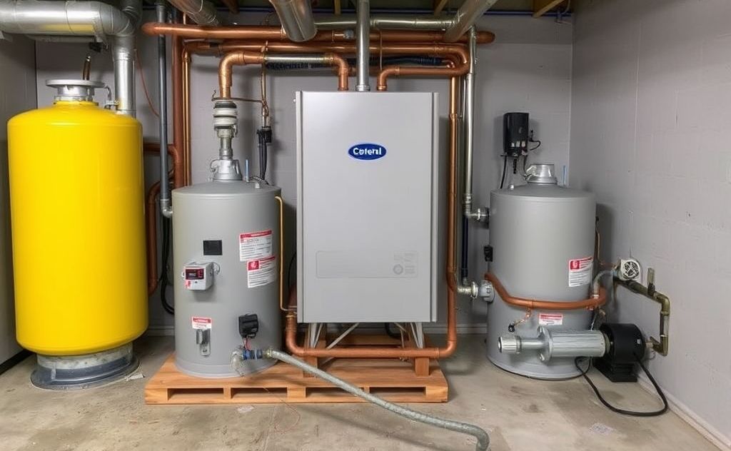 Essential components for oil heating upgrade