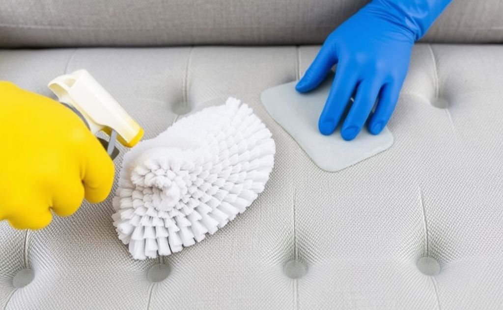 Essential deep cleaning for upholstery