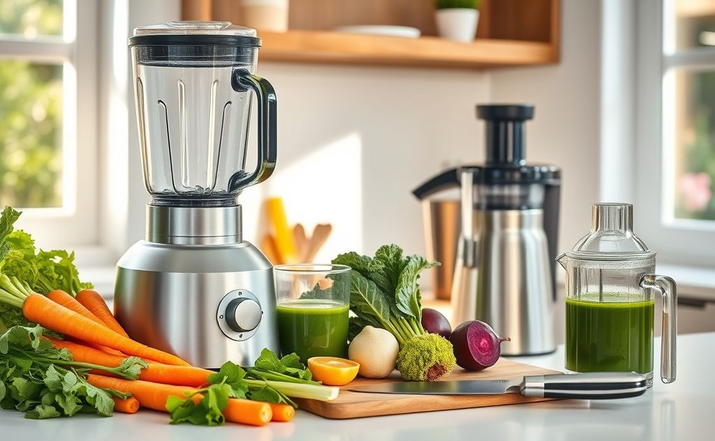 Essential equipment for vegetable juice blending