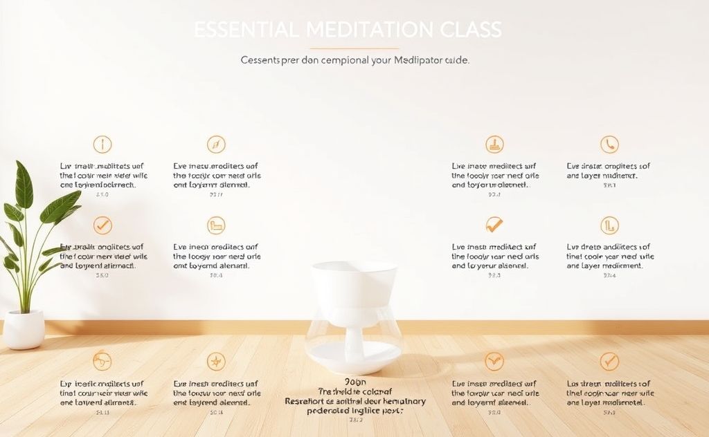 Essential meditation class layout guide