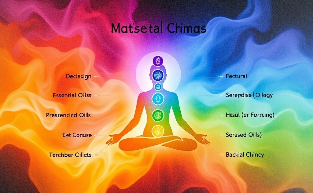 Essential oils aligned with each chakra energy