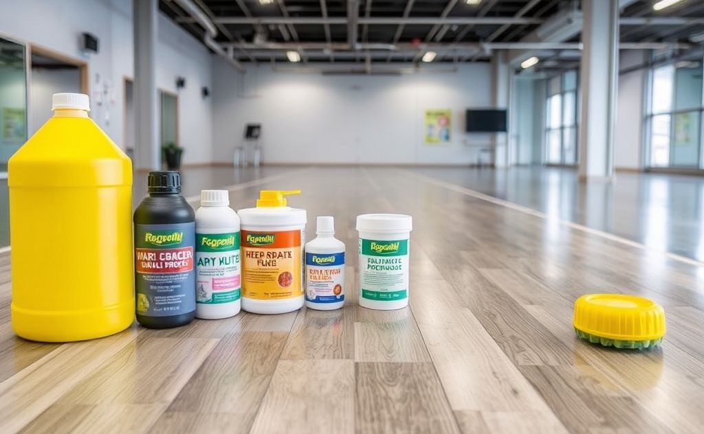 Essential products for gym floor care and upkeep