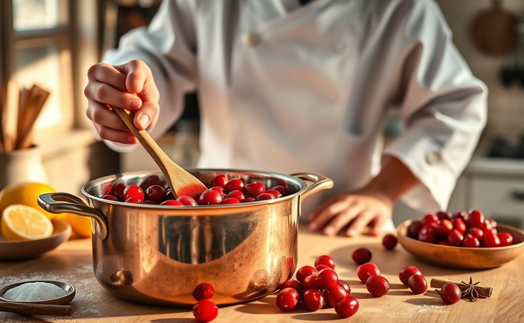 Essential techniques for cranberry juice sauces