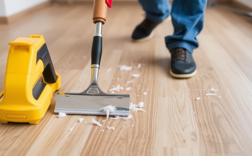 Essential tools for vinyl floor care and upkeep