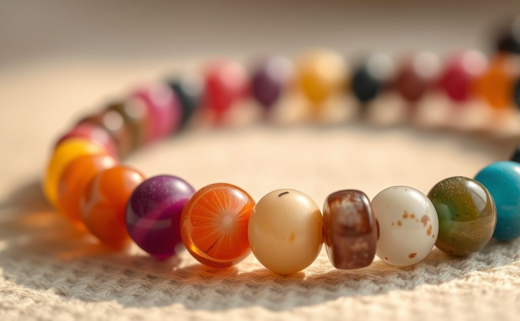 Examine chakra bracelet bead quality closely