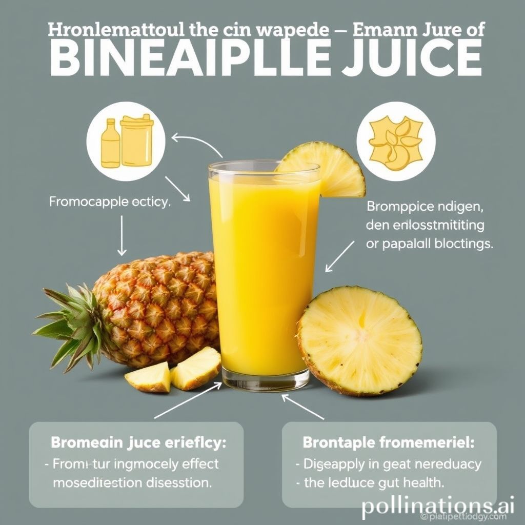 Bromelain Enzyme: Boosting Digestive Health with Pineapple Juice