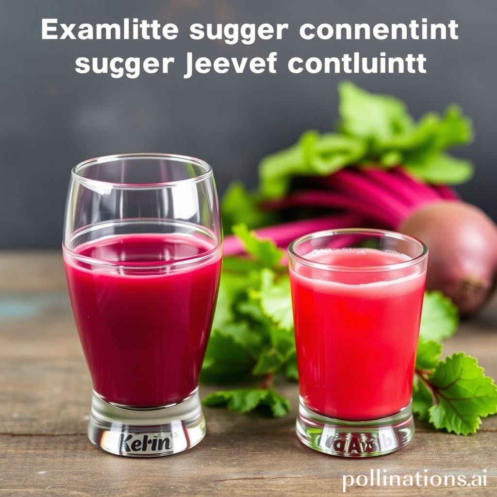 Beetroot Juice Sugar Content Analysis