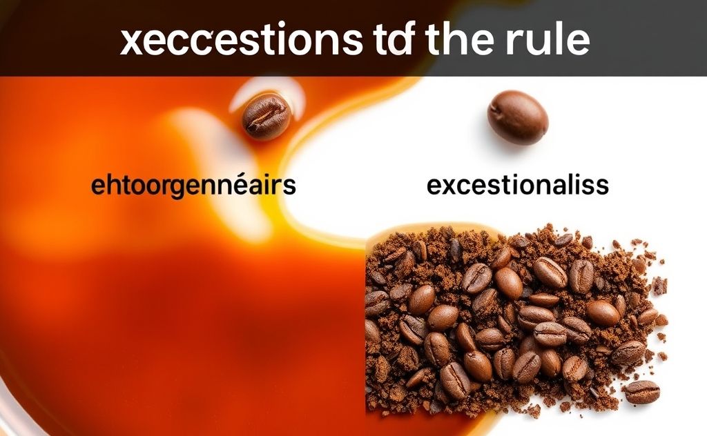 Exceptions to the rule coffee homogenous mixture