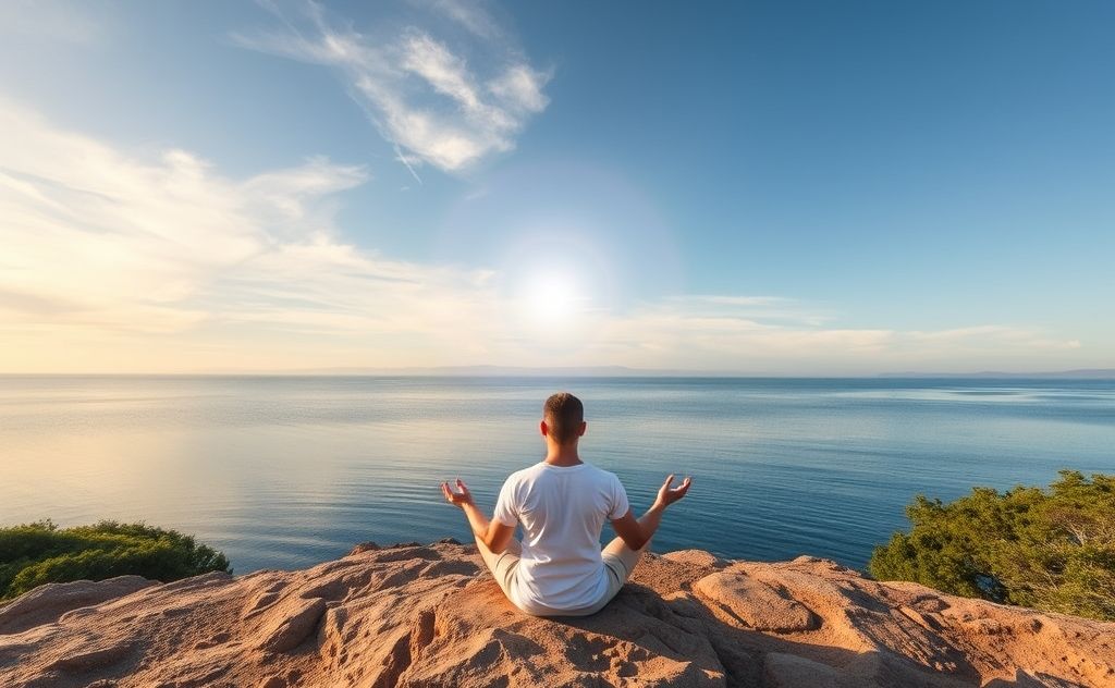 Expand consciousness with serene meditation practice