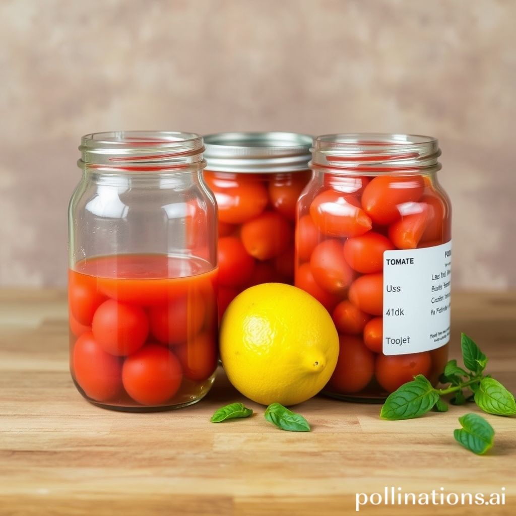 Balancing Acidity Levels in Canned Tomatoes: The Role of Lemon Juice