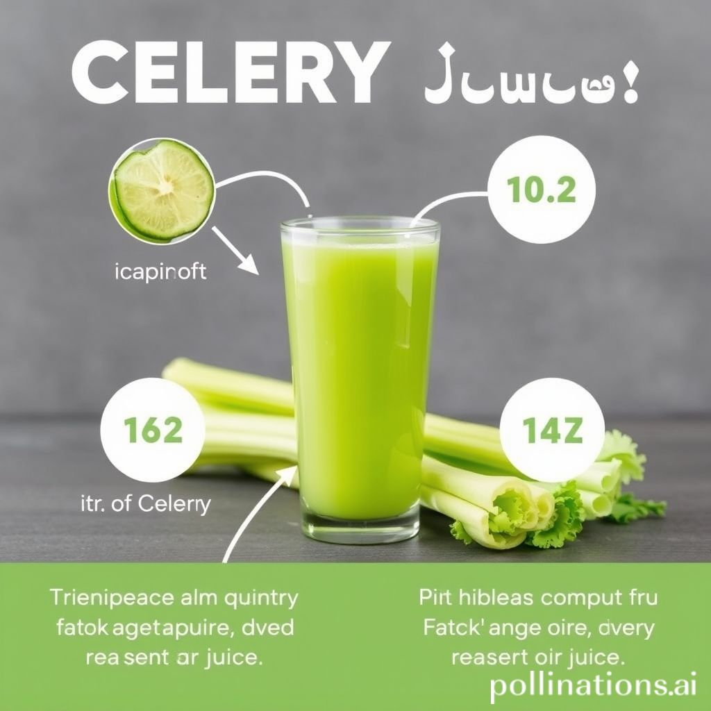 Recommended Celery Amount for 16 oz Juice