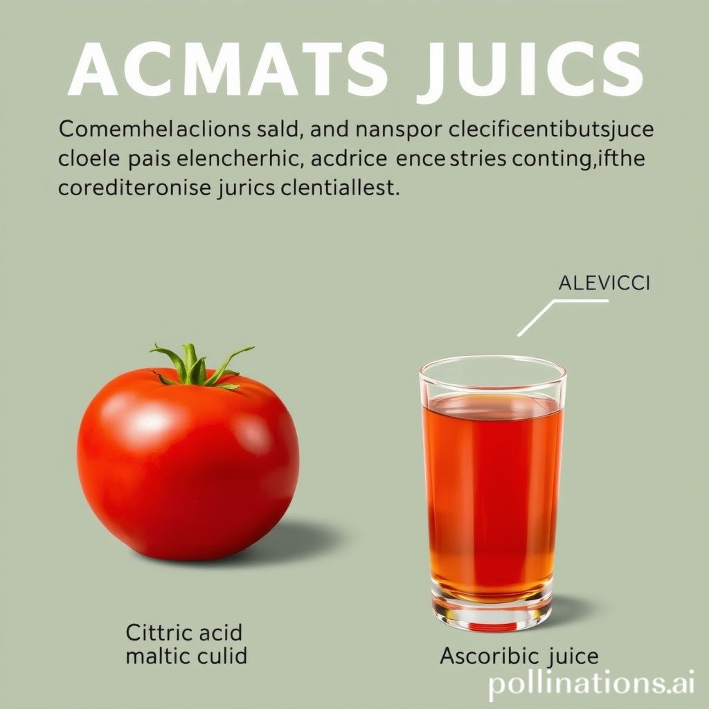 Acidic Components in Tomato Juice: Citric, Malic, and Ascorbic Acid