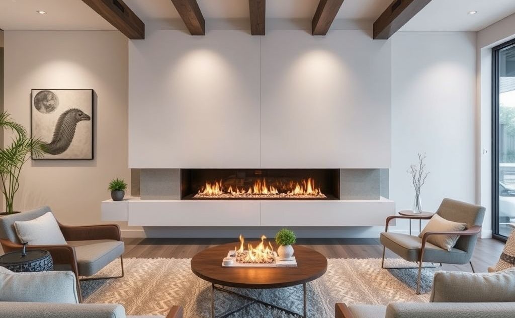 Explore modern gas fireplace innovations and design.