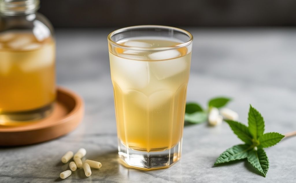 Explore the essence of a White Tea Shot drink