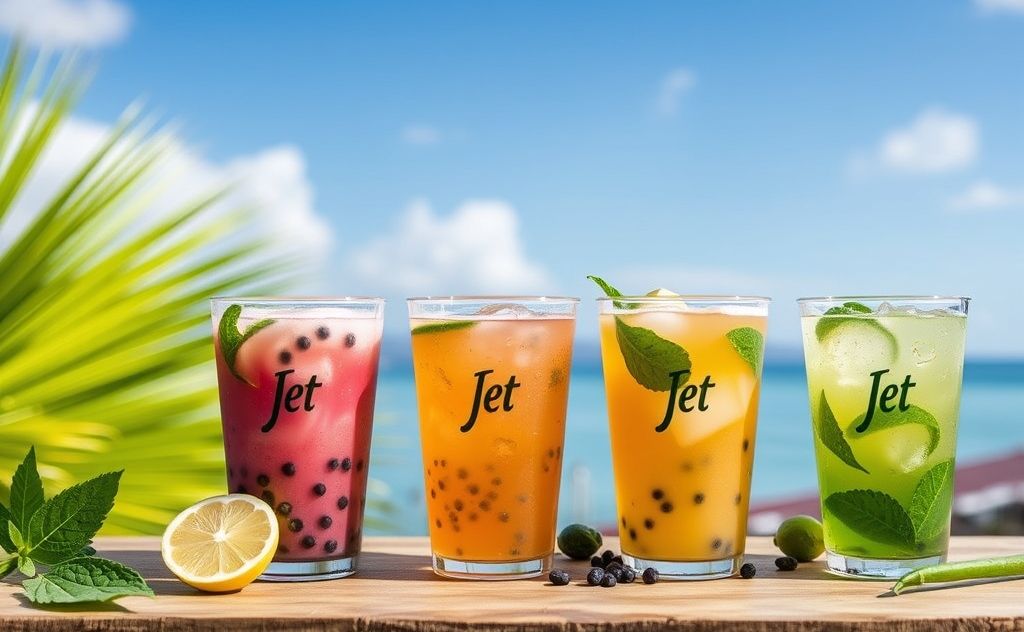 Explore the refreshing world of Jet Tea drinks.