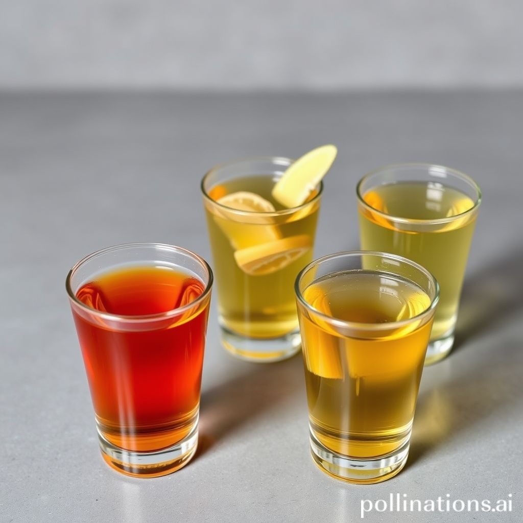 Enhanced white tea shots