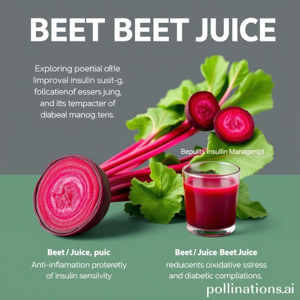 Promising benefits of beet juice for diabetes management