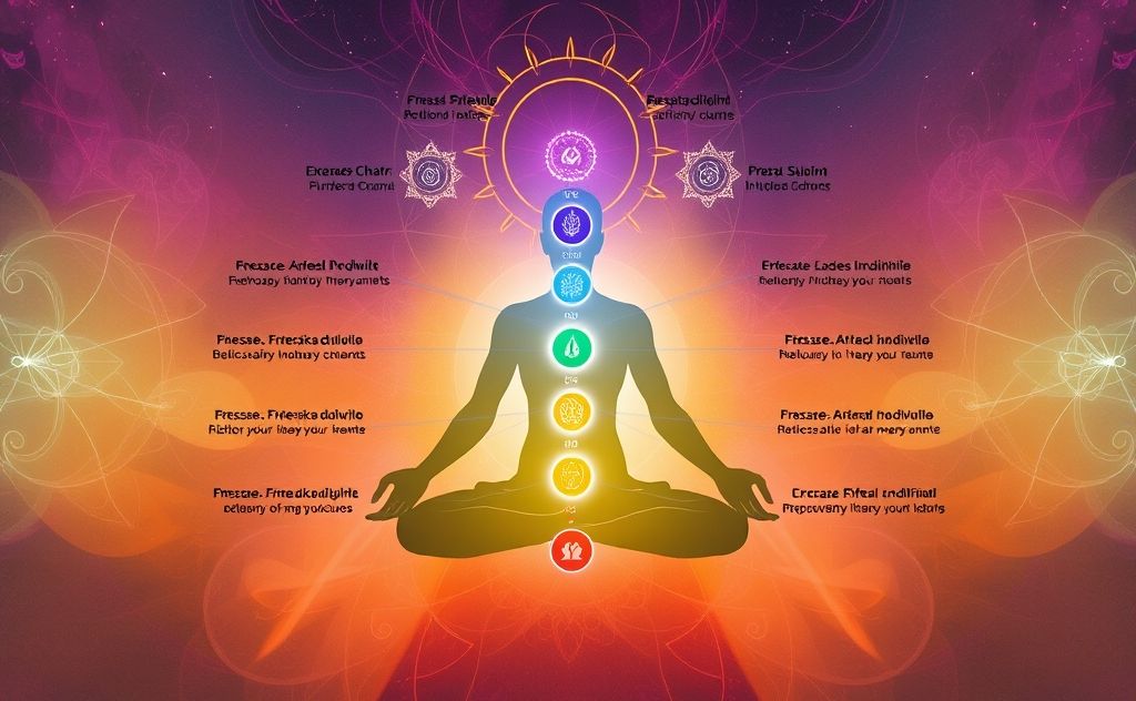 Extended Chakra System with eight and nine chakras
