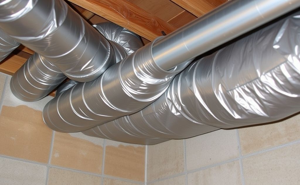 Extended HVAC equipment life with duct insulation