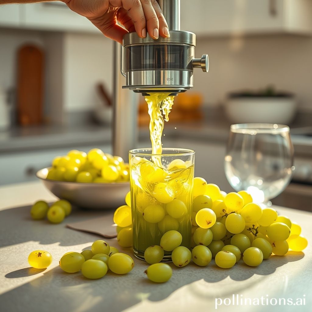 Juicing Green Grapes: A Refreshing Delight