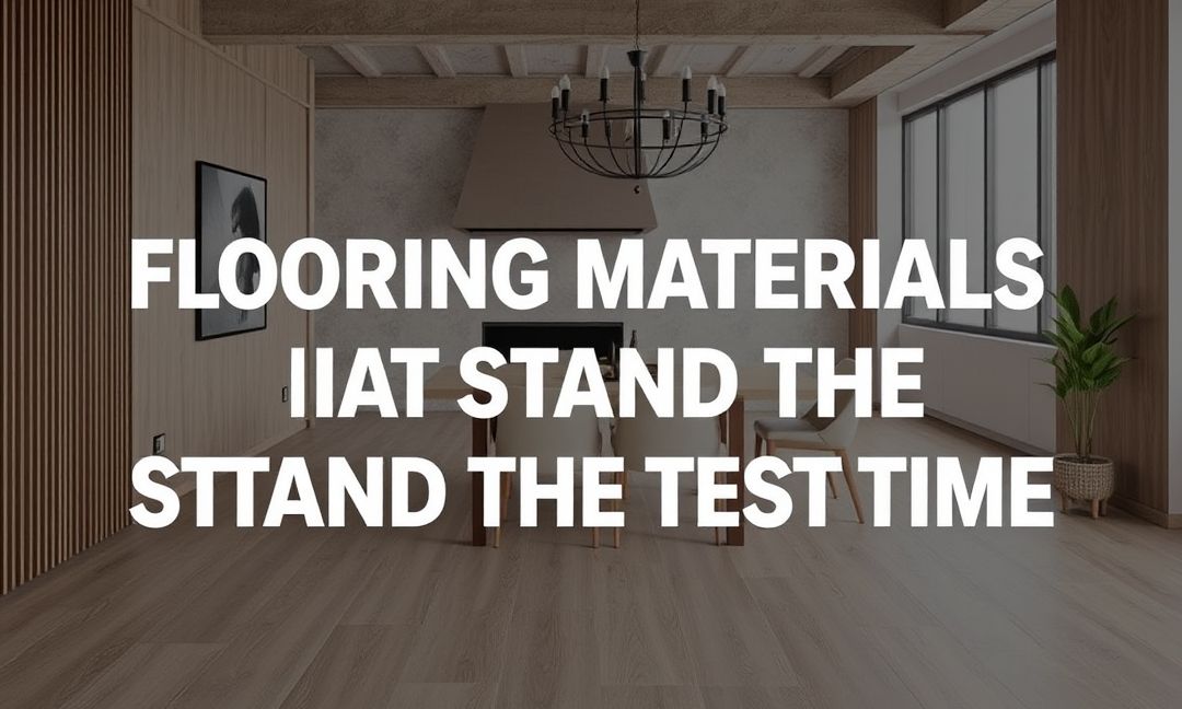 FLOORING MATERIALS THAT STAND THE TEST OF TIME