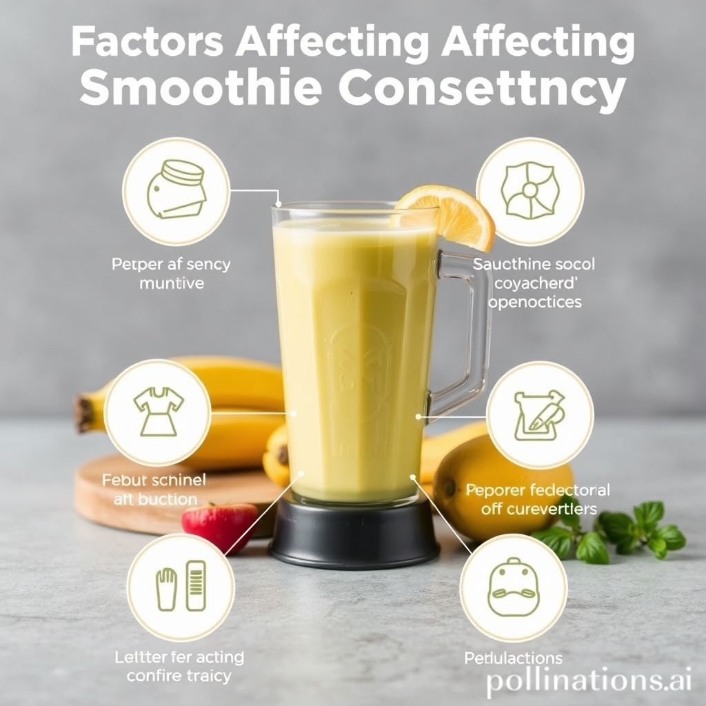 Factors Affecting Smoothie Consistency: Ice Ratio, Ingredients, and Blending