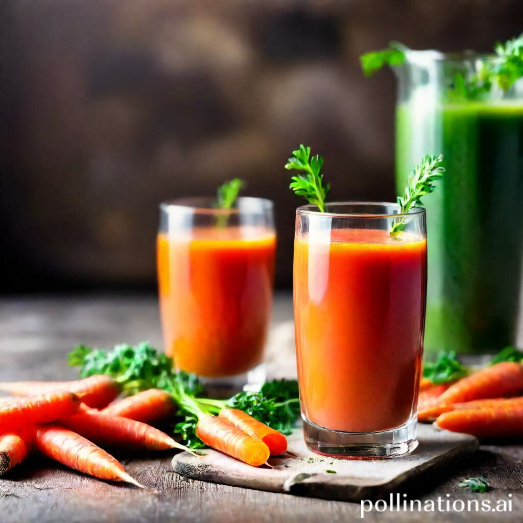 Factors impacting calorie content of carrot juice