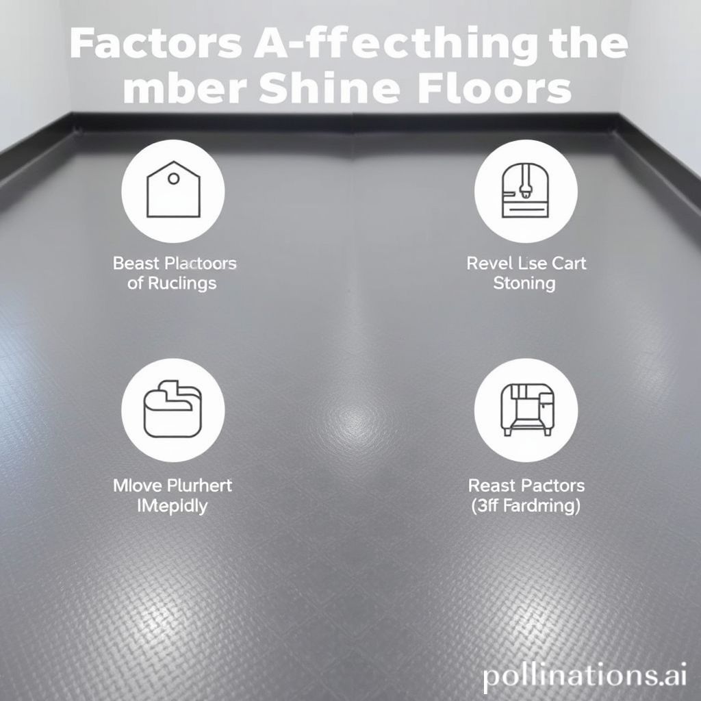 Factors Affecting Shine of Rubber Floors