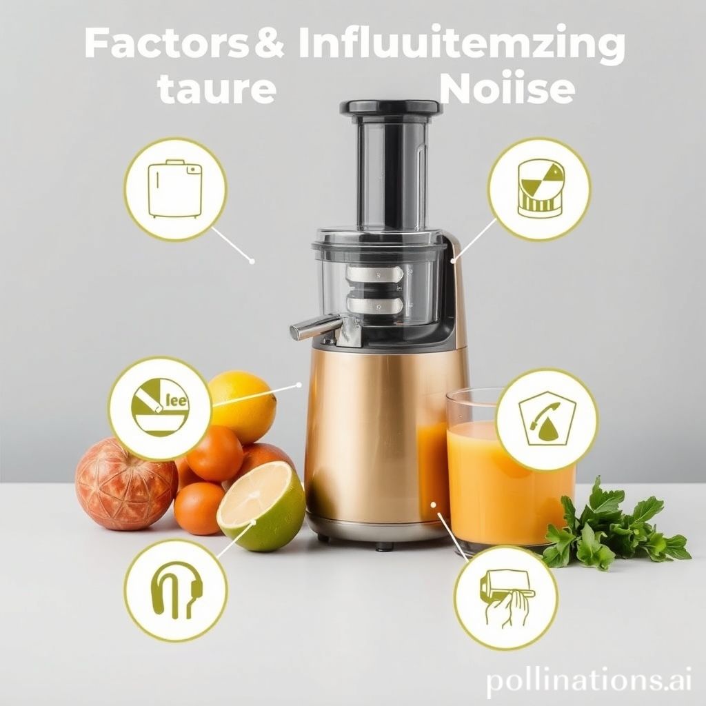 Factors Affecting Juicer Noise Levels