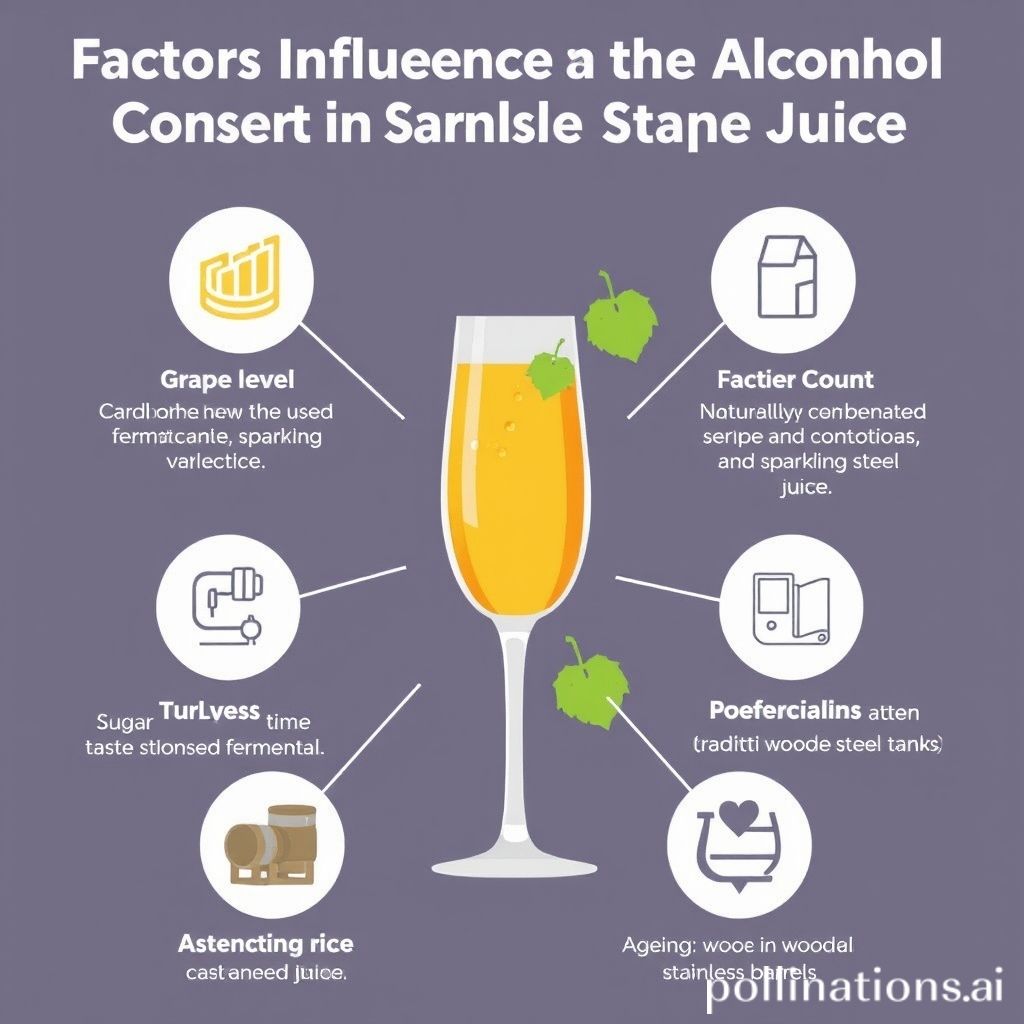 Factors Affecting Alcohol Content in Sparkling Grape Juice