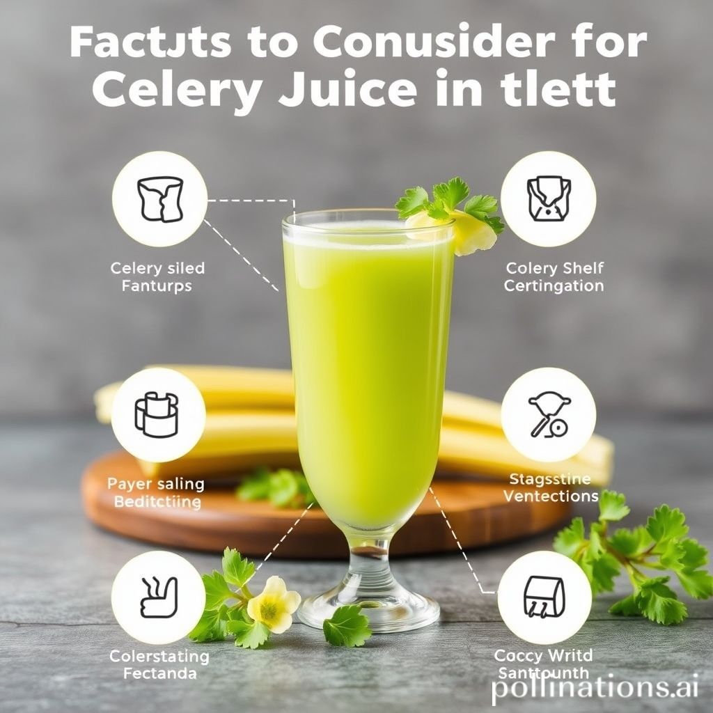 Factors Affecting Celery Juice Intake: Health Goals and Lifestyle Considerations