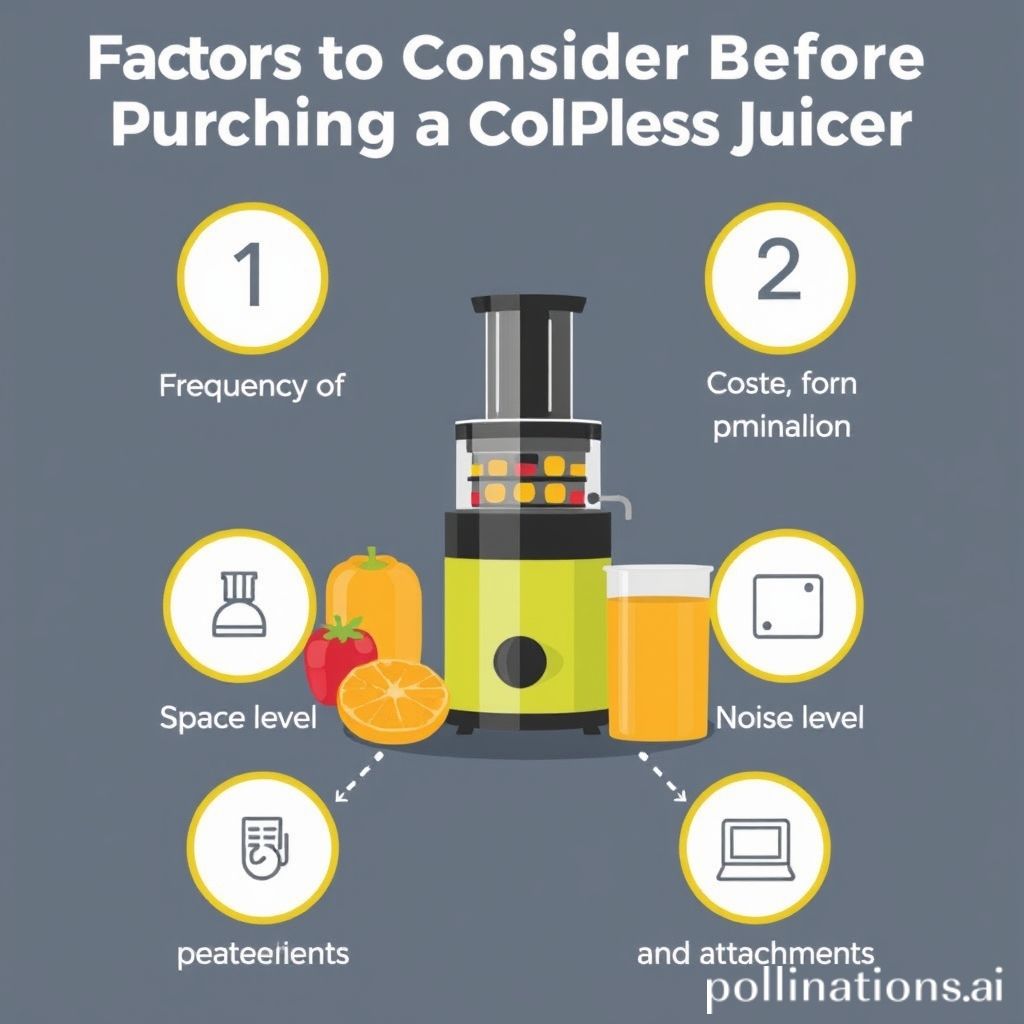 Factors for Cold Press Juicer Purchasing