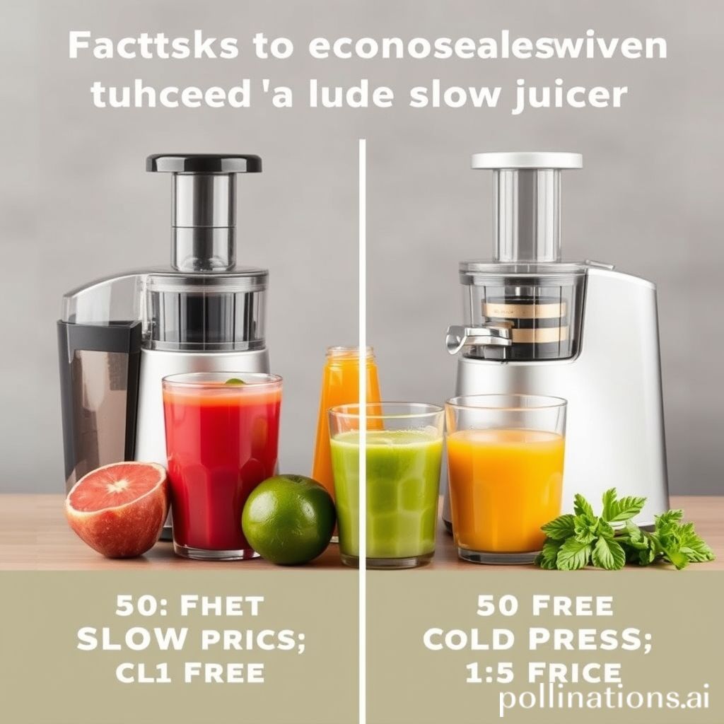 Choosing Between a Slow Juicer and a Cold Press Juicer: Factors to Consider