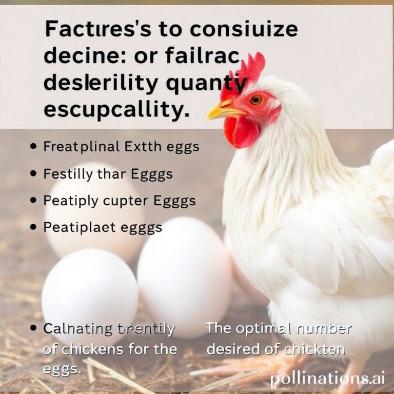 Optimal Chicken-Egg Ratio