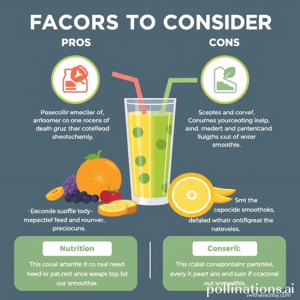 Smoothie as a Meal Replacement: Pros and Cons