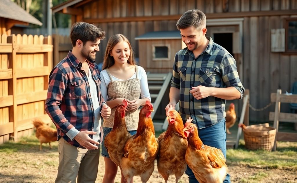 Family of 4 needs 6 chickens for meat