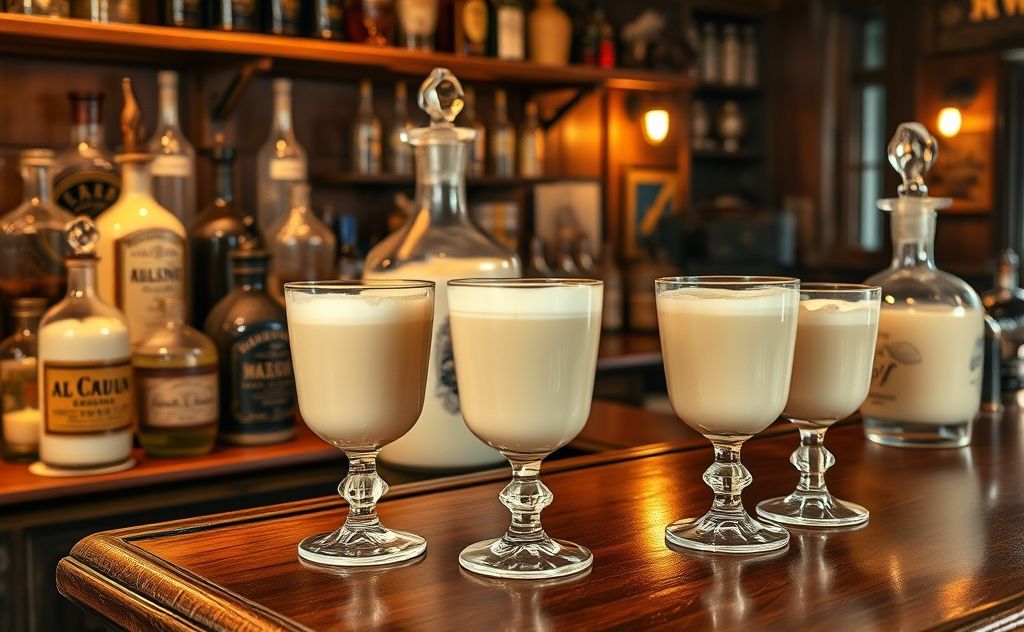 Fascinating history of milk punch beverage