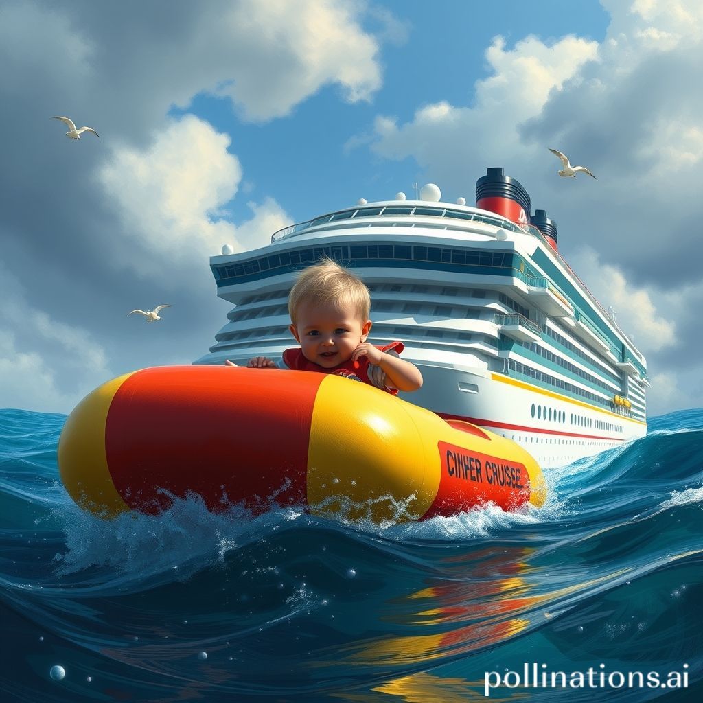 Father and child rescued after going overboard Disney cruise ship